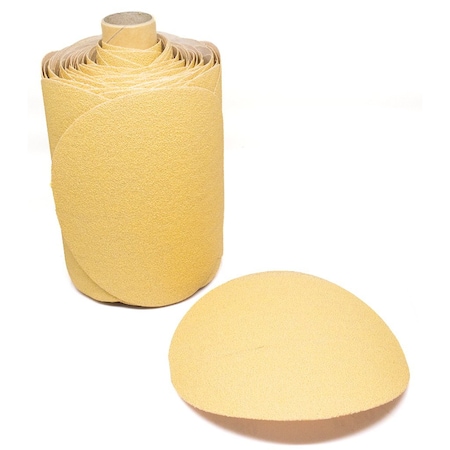 5 180 Grit C-Weight Gold Stearate Coated PSA Link Roll 100 Discs On A Roll